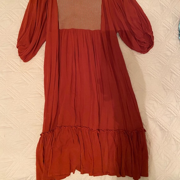 Orange Ruffle Tunic - Picture 2 of 2